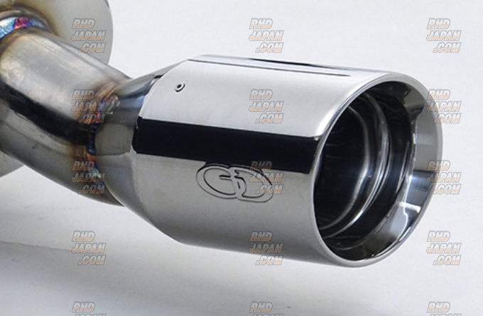 Ganador Vertex 4WD/SUV Muffler Exhaust System Single Polished Tail